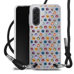 New Carry Case Transparent Stoff schwarz/silber