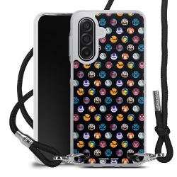 New Carry Case Transparent Stoff schwarz/silber