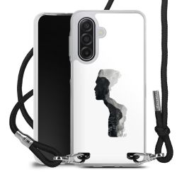 New Carry Case Transparent Stoff schwarz/silber