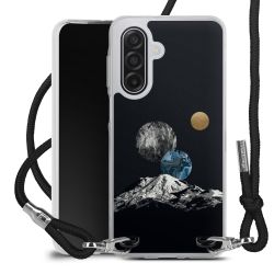 New Carry Case Transparent Stoff schwarz/silber