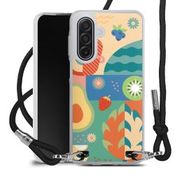 New Carry Case Transparent Stoff schwarz/silber