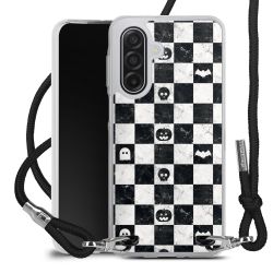 New Carry Case Transparent Stoff schwarz/silber