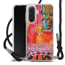 New Carry Case Transparent Stoff schwarz/silber