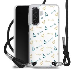 New Carry Case Transparent Stoff schwarz/silber