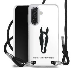 New Carry Case Transparent Stoff schwarz/silber