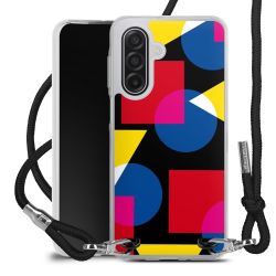 New Carry Case Transparent Stoff schwarz/silber