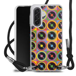 New Carry Case Transparent Stoff schwarz/silber