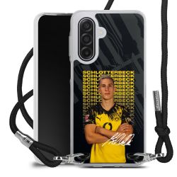 New Carry Case Transparent Stoff schwarz/silber