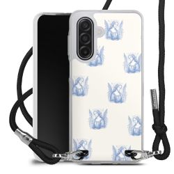 New Carry Case Transparent Stoff schwarz/silber