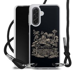 Carry Case Stoff schwarz/silber