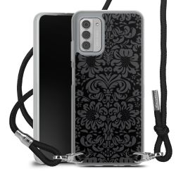 New Carry Case Transparent Stoff schwarz/silber