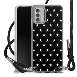 New Carry Case Transparent Stoff schwarz/silber