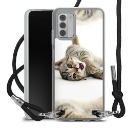 New Carry Case Transparent Stoff schwarz/silber