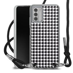 New Carry Case Transparent Stoff schwarz/silber