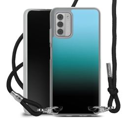 New Carry Case Transparent Stoff schwarz/silber