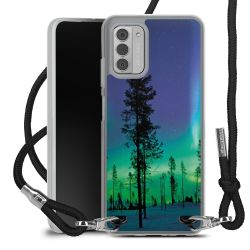 New Carry Case Transparent Stoff schwarz/silber