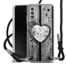 New Carry Case Transparent Stoff schwarz/silber