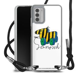 New Carry Case Transparent Stoff schwarz/silber