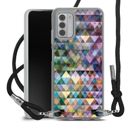 New Carry Case Transparent Stoff schwarz/silber