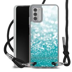 New Carry Case Transparent Stoff schwarz/silber