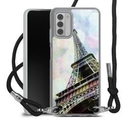 New Carry Case Transparent Stoff schwarz/silber