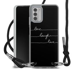 New Carry Case Transparent Stoff schwarz/silber