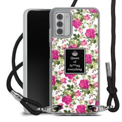 New Carry Case Transparent Stoff schwarz/silber