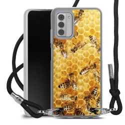 New Carry Case Transparent Stoff schwarz/silber