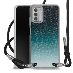 New Carry Case Transparent Stoff schwarz/silber