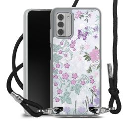 New Carry Case Transparent Stoff schwarz/silber