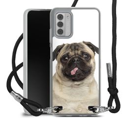 New Carry Case Transparent Stoff schwarz/silber