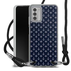 New Carry Case Transparent Stoff schwarz/silber