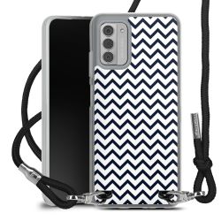 New Carry Case Transparent Stoff schwarz/silber