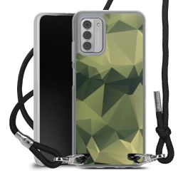 New Carry Case Transparent Stoff schwarz/silber