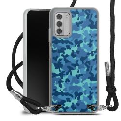 New Carry Case Transparent Stoff schwarz/silber