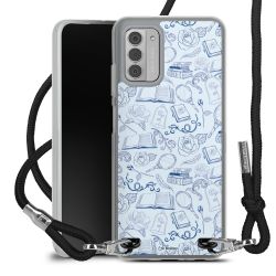 New Carry Case Transparent Stoff schwarz/silber