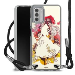 New Carry Case Transparent Stoff schwarz/silber