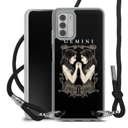 New Carry Case Transparent Stoff schwarz/silber