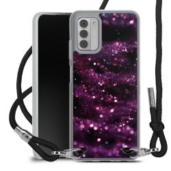 New Carry Case Transparent Stoff schwarz/silber