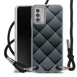 New Carry Case Transparent Stoff schwarz/silber