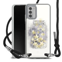 New Carry Case Transparent Stoff schwarz/silber