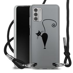 New Carry Case Transparent Stoff schwarz/silber