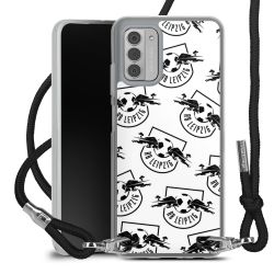 New Carry Case Transparent Stoff schwarz/silber