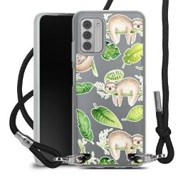 New Carry Case Transparent Stoff schwarz/silber