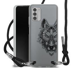 New Carry Case Transparent Stoff schwarz/silber