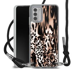 New Carry Case Transparent Stoff schwarz/silber