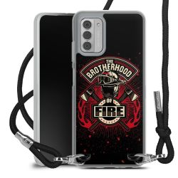 New Carry Case Transparent Stoff schwarz/silber