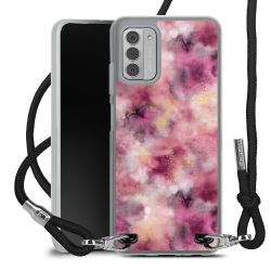 New Carry Case Transparent Stoff schwarz/silber