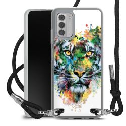 New Carry Case Transparent Stoff schwarz/silber