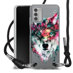 New Carry Case Transparent Stoff schwarz/silber